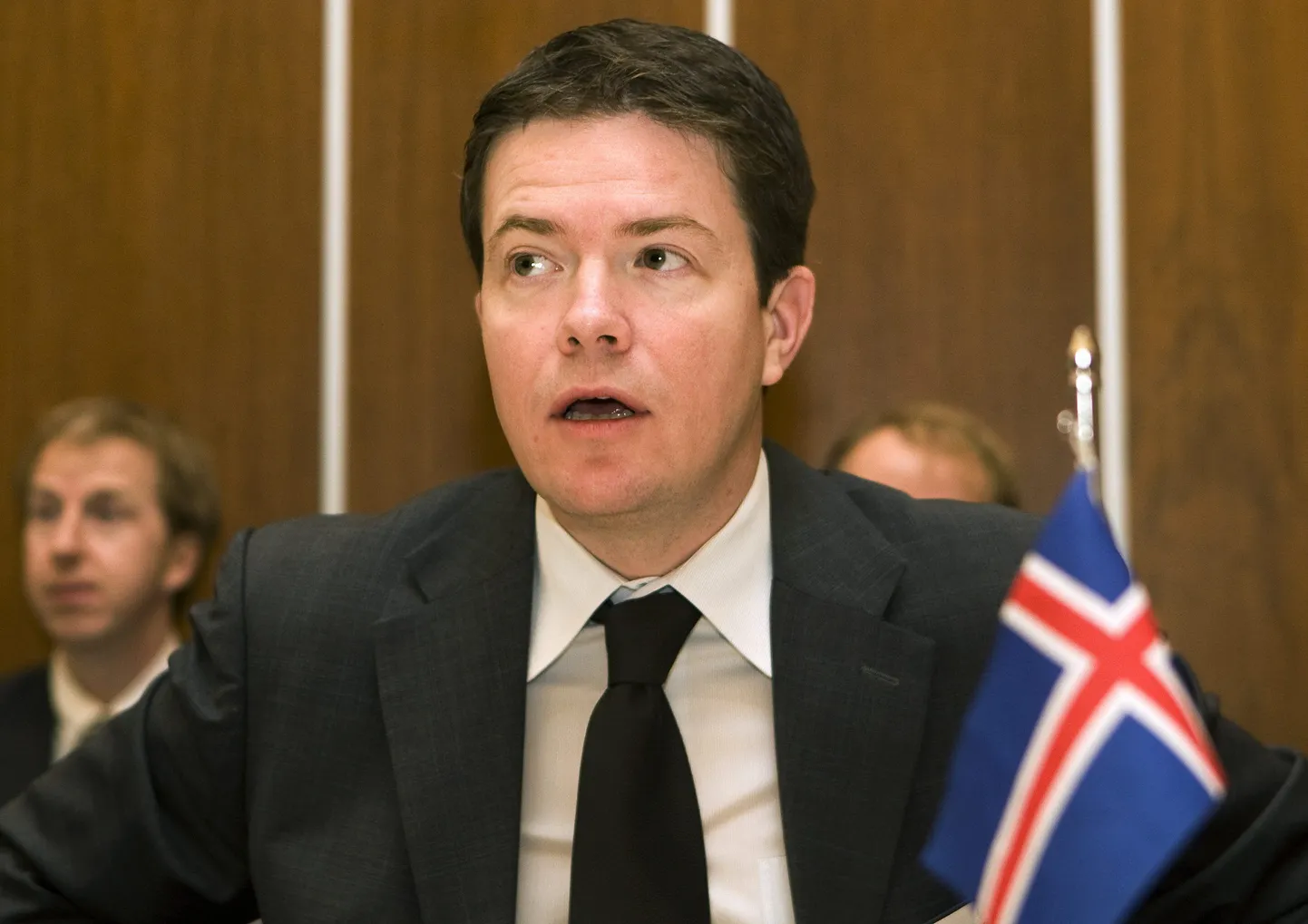 Islandi kaubandusminister Björgvin Guðni Sigurðsson.