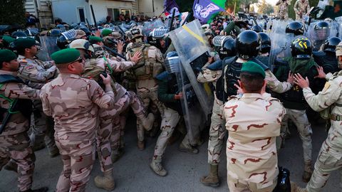 Iraagis said Rootsi-vastasel protestil inimesed viga