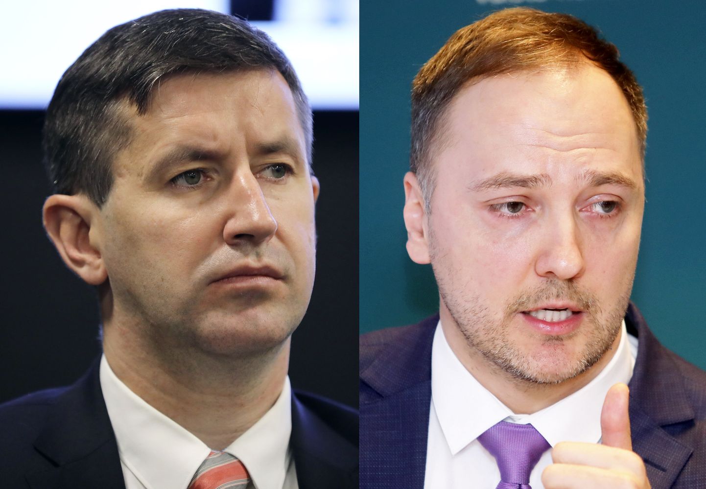 Vjačeslavs Dombrovskis un Sandis Ģirģens