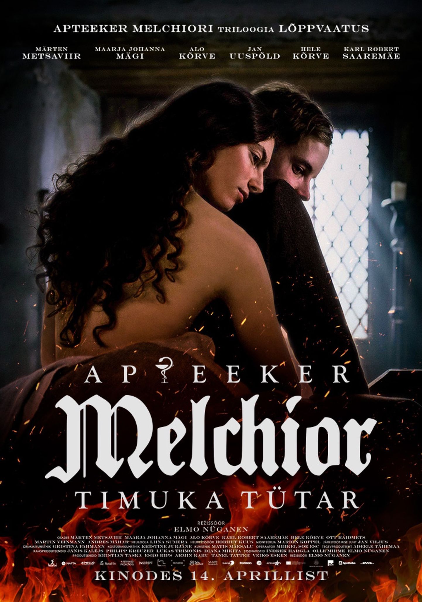 «Apteeker Melchior. Timuka tütar» esimene plakat.