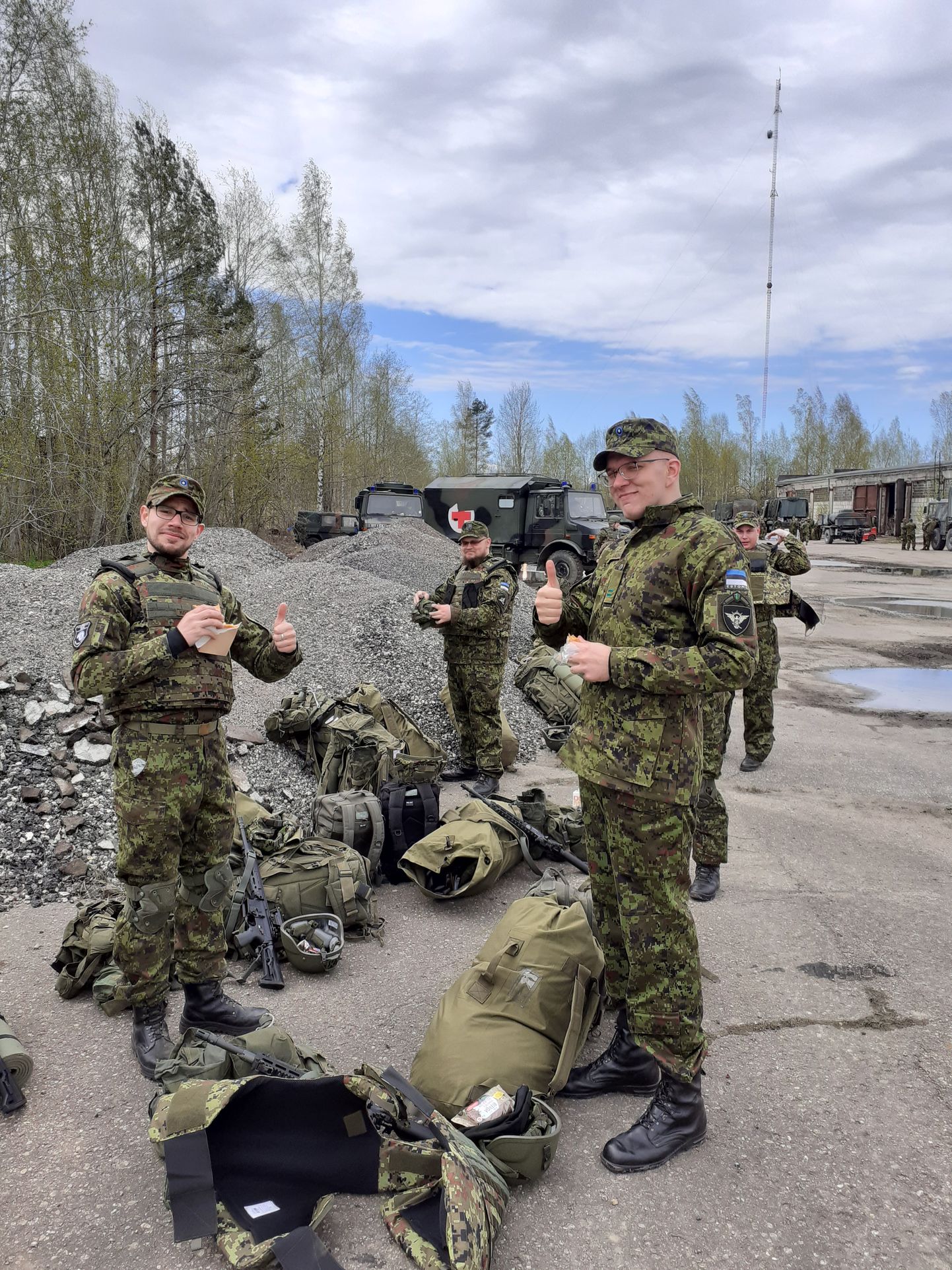 Вируский пехотный батальон на учениях "Ёж-2022". Фото иллюстративное.