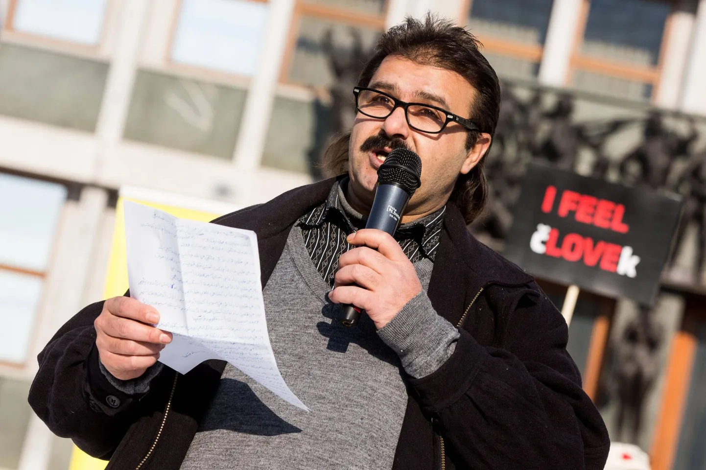 Ahmad Shamieh jaanuaris Ljubljanas.