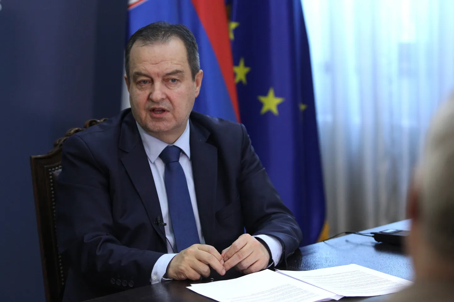Serbijas ārlietu ministrs Ivica Dačičs