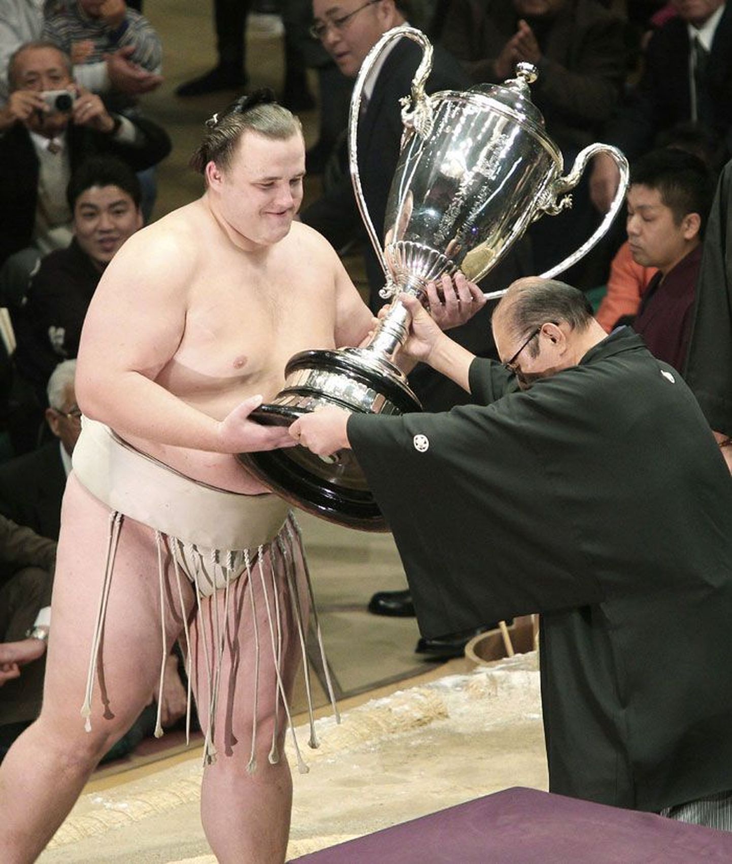 Baruto karjääri tipphetk – möödunud aasta jaanuaris võitis ta suurturniiri Hatsu-basho.