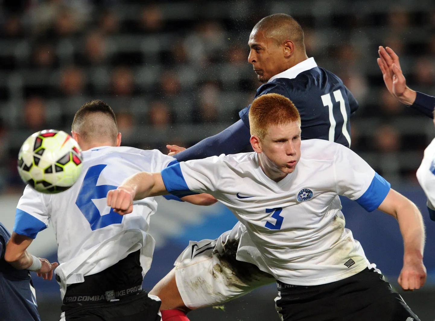 Eesti ja Prantsusmaa U21 koondiste mäng.