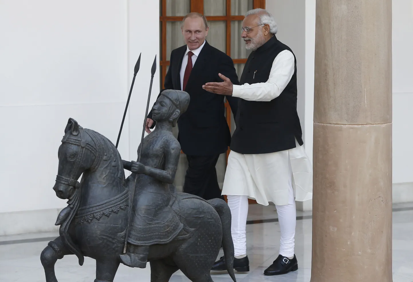 Venemaa president Vladimir Putin kohtumisel India peaministri Narendra Modiga.