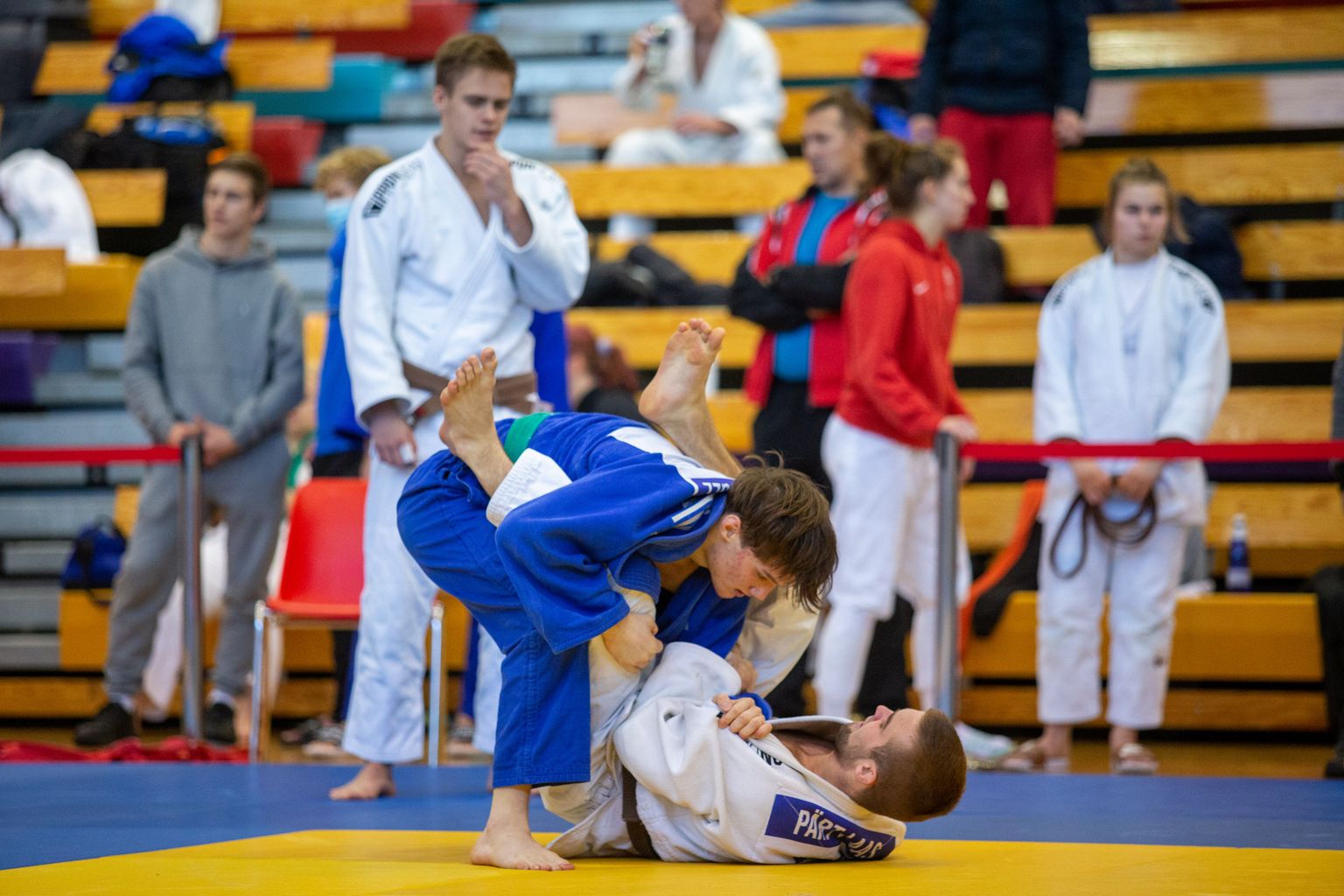 Eesti meistrivõistlused judos A. Le. Coqi spordimajas eelmise aasta lõpus.