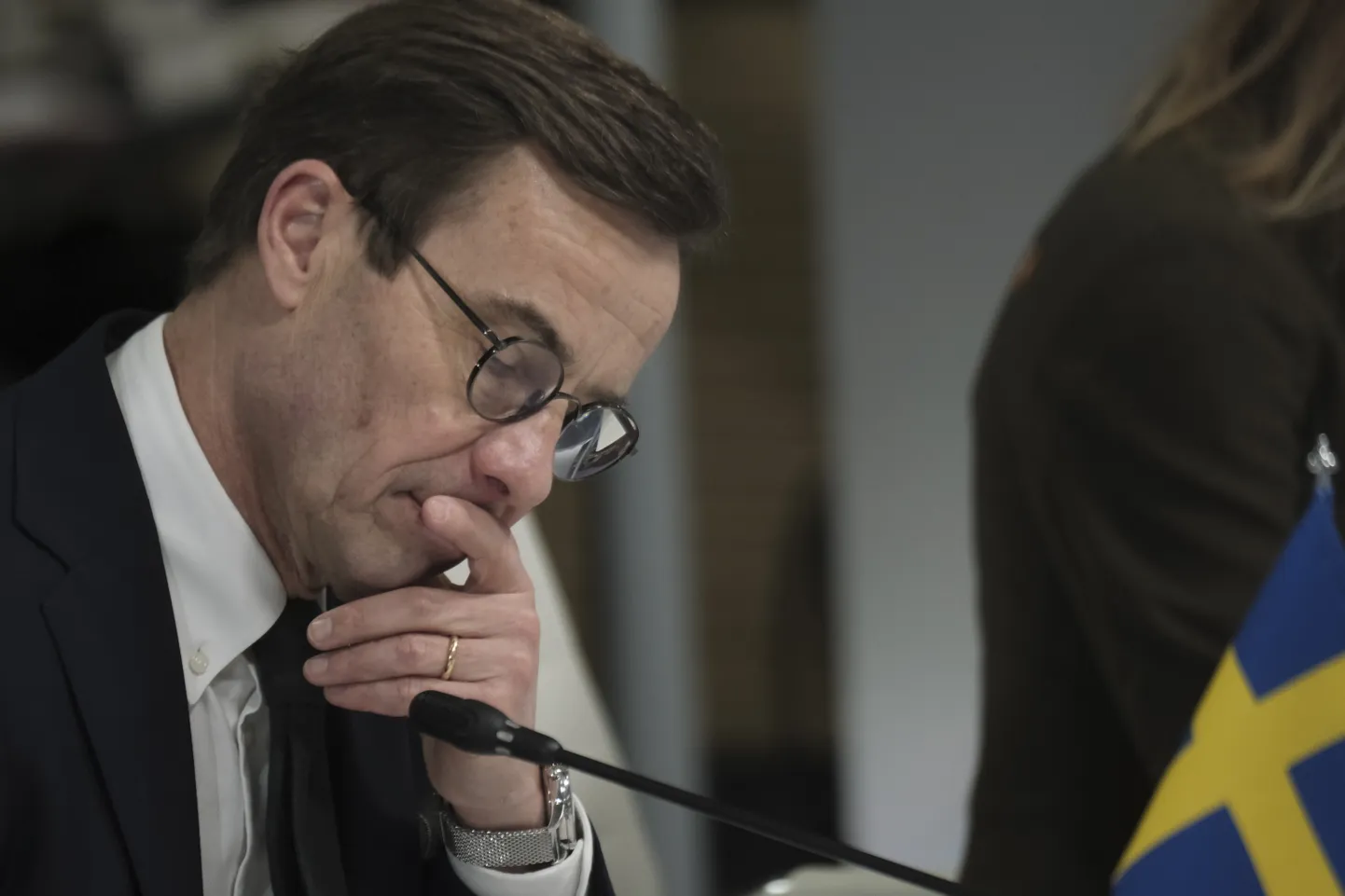 Rootsi peaminister Ulf Kristersson.