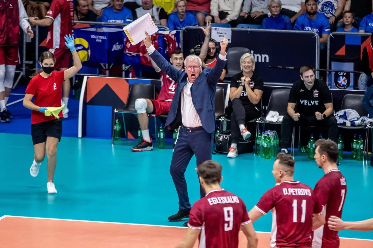 Läti võrkpallikoondise peatreener Avo Keel.