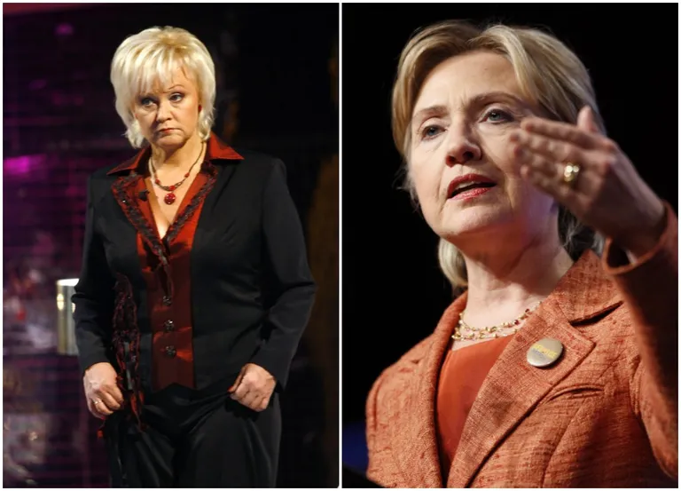 Anne Veski ja Hillary Clinton.