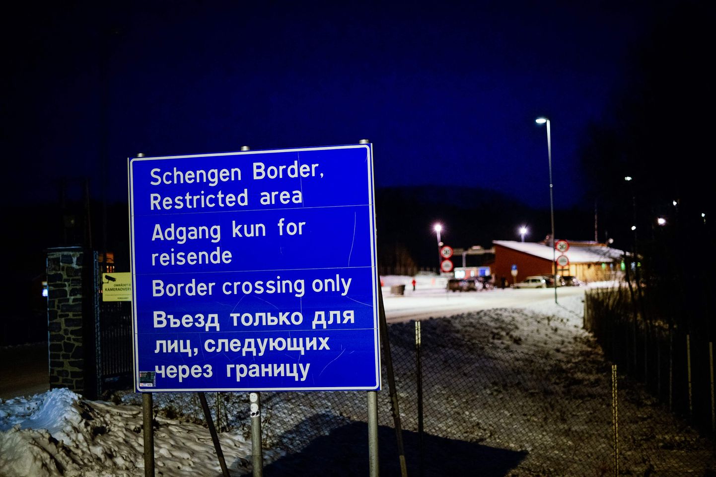 Norra piiriületuspunkt Storskogis Kirkenesi linna lähedal. Norral on Venemaaga 198 kolomeetrit ühist piiri.