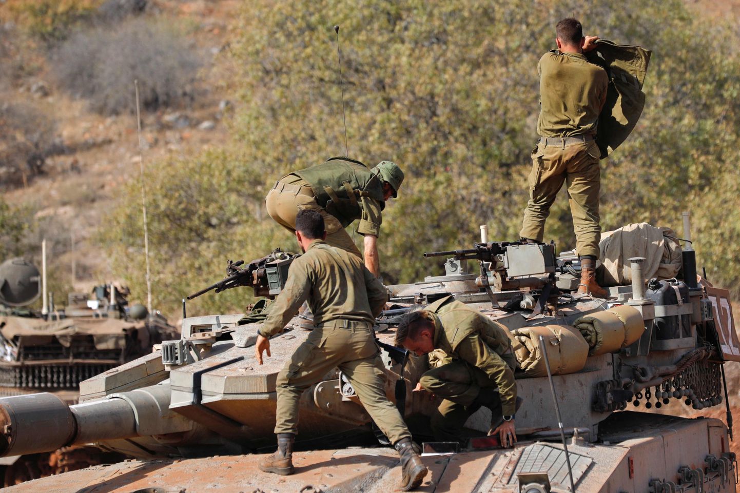 Израильские военнослужащие.