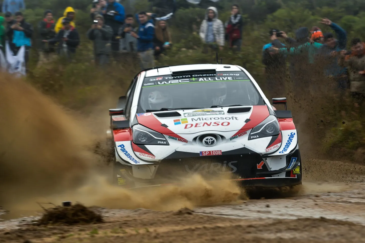 Ott Tänak ja Martin Järveoja  Argentiinas