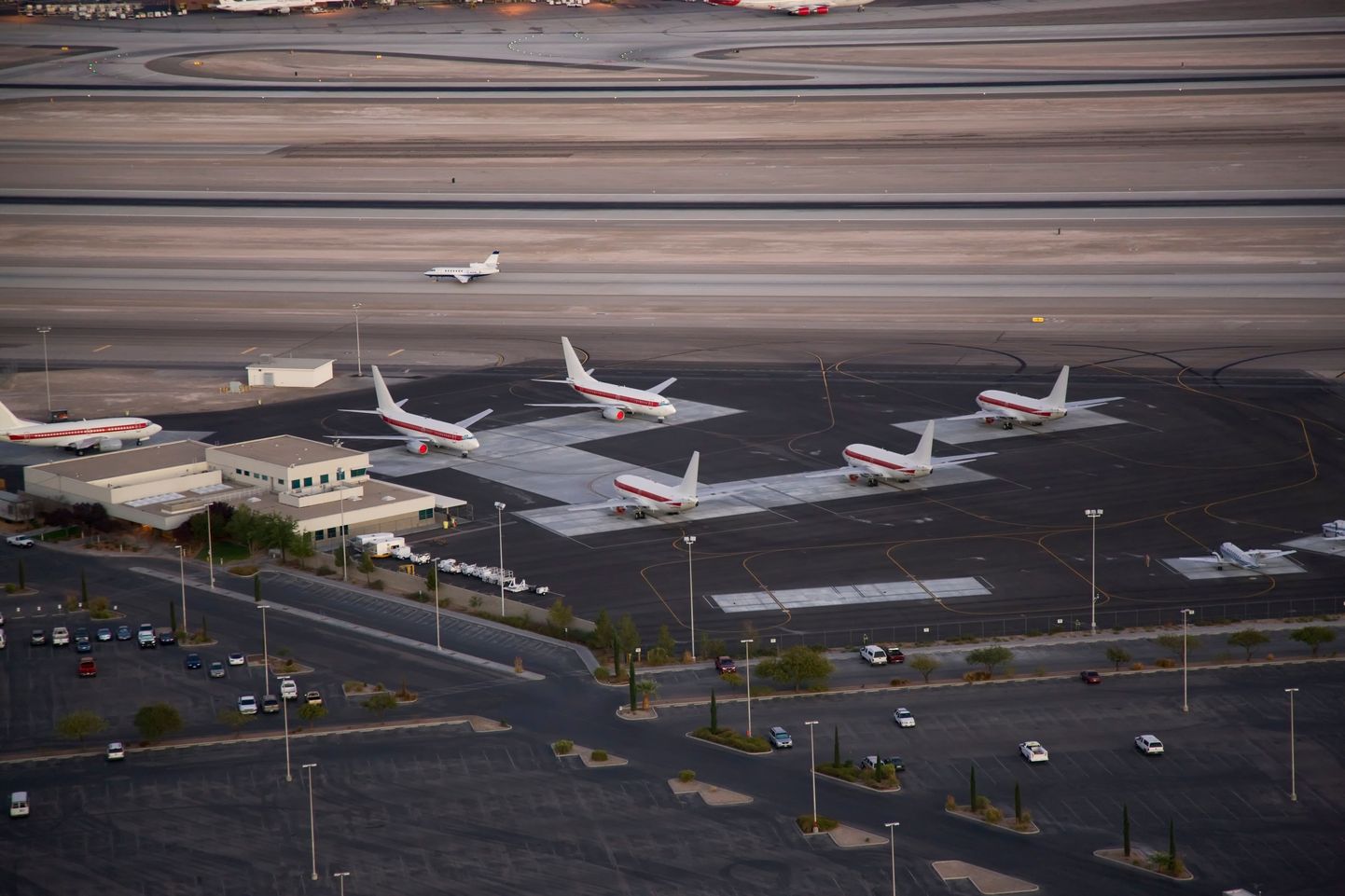 Janet Airlinesi lennukid Nevadas asuvas baasis