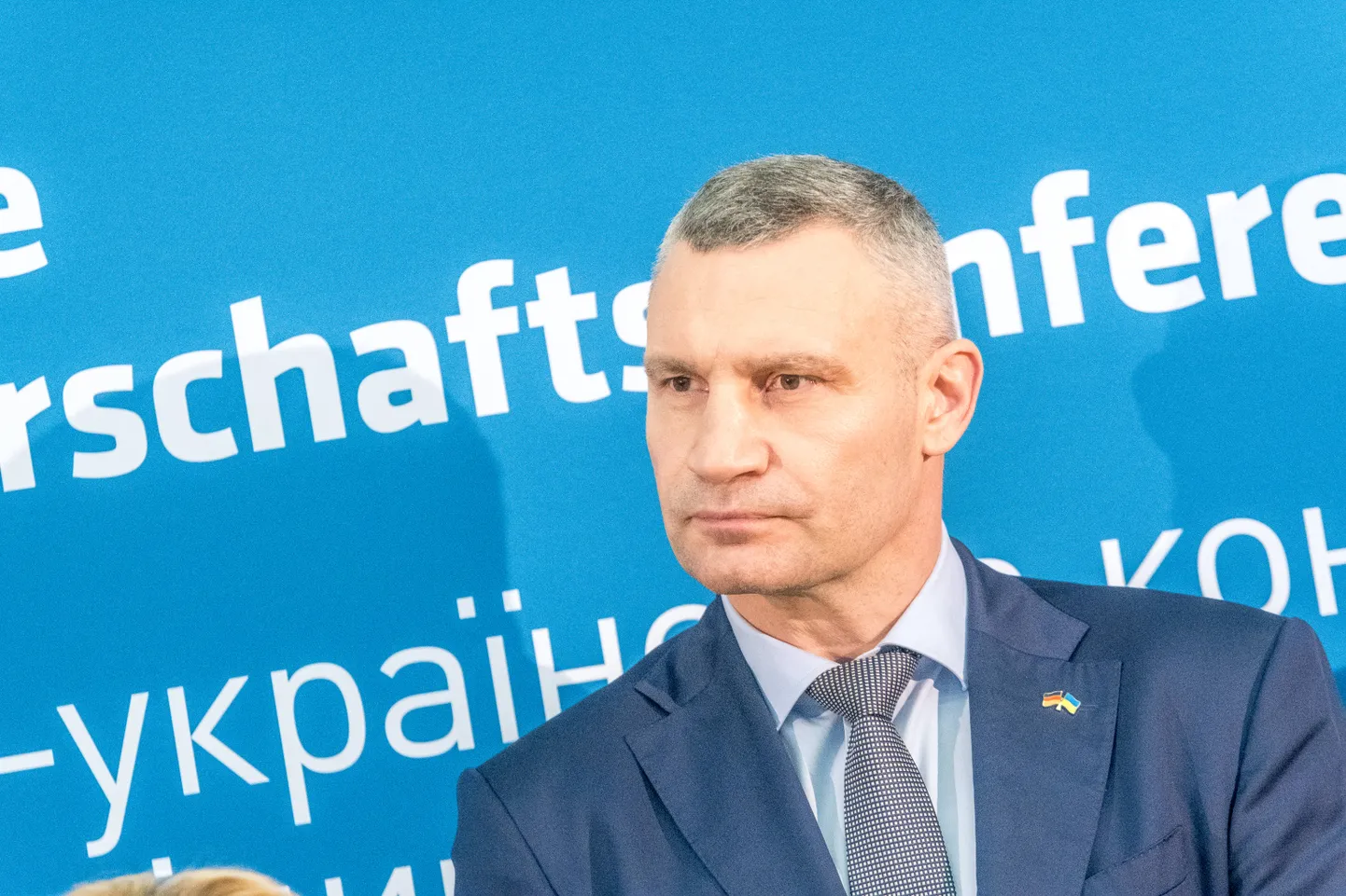 Kiievi linnapea Vitali Klõtško novembri keskel Leipzigis Ukraina-Saksamaa munitsipaalpartnerite konverentsil.