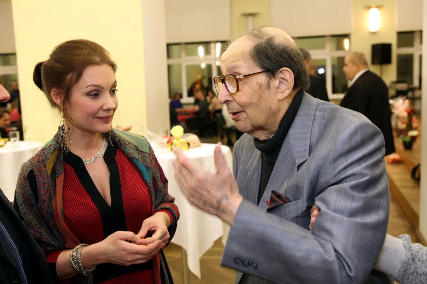 Vana Baskini teatri 10. sünnipäev.
Marika Korolev ja Eino Baskin