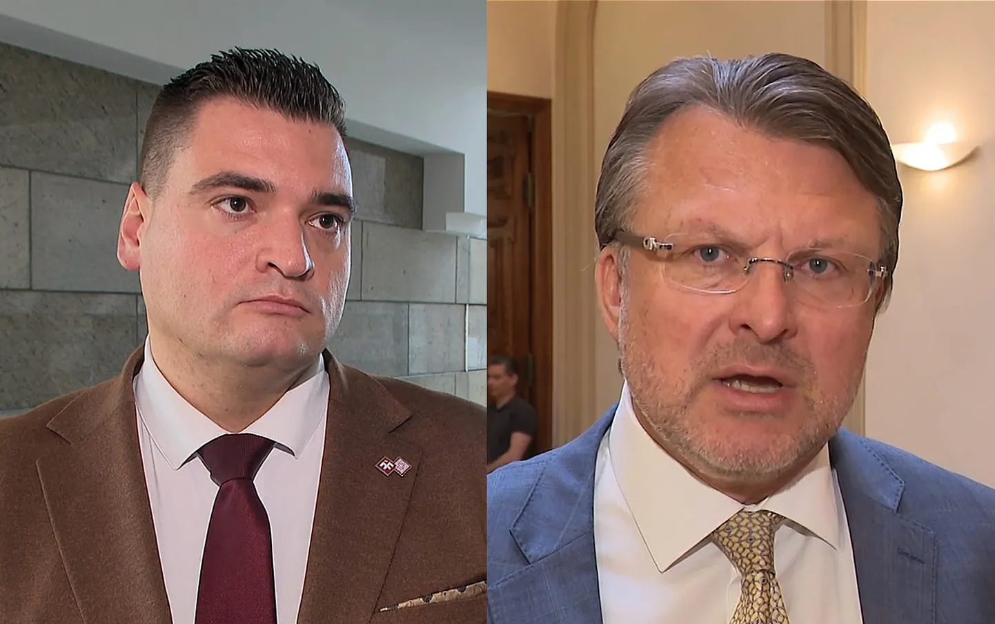Edvards Ratnieks un AInārs Šlesers