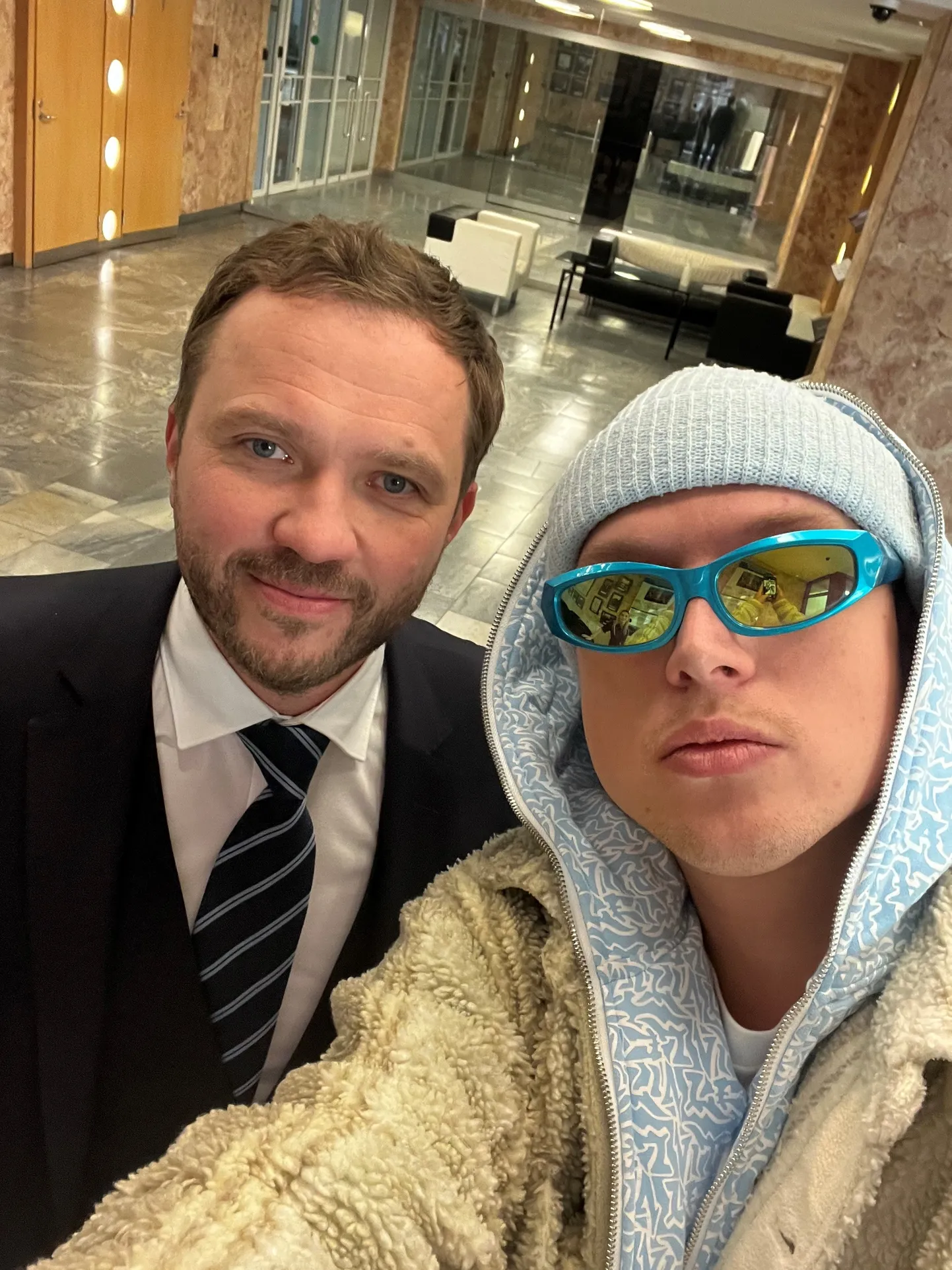 Välisminister Margus Tsahkna ja räppar Nublu.
