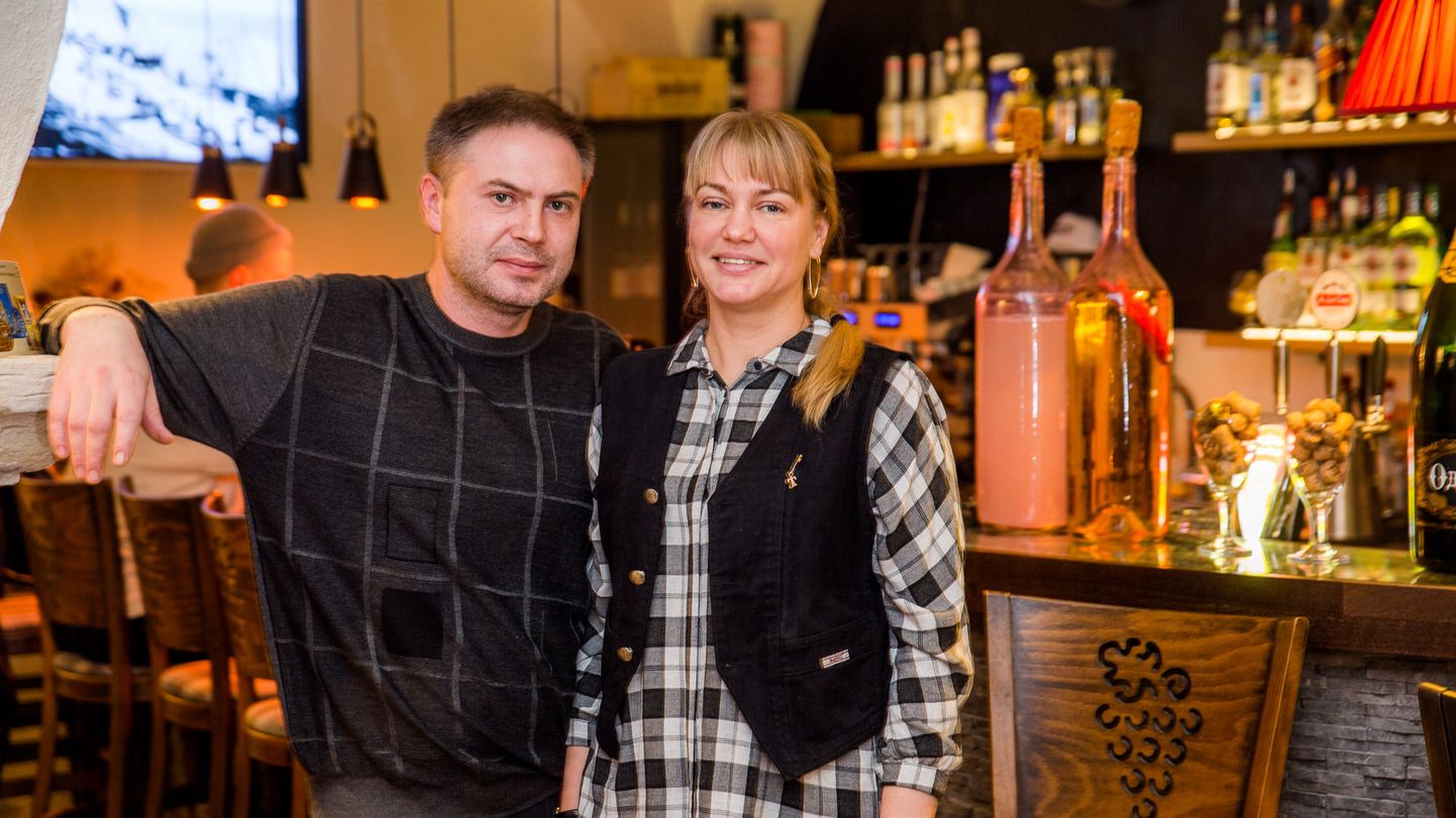 Restoran Odessa omanikud Yuriy Chernov ja Tatiana Dubinina.