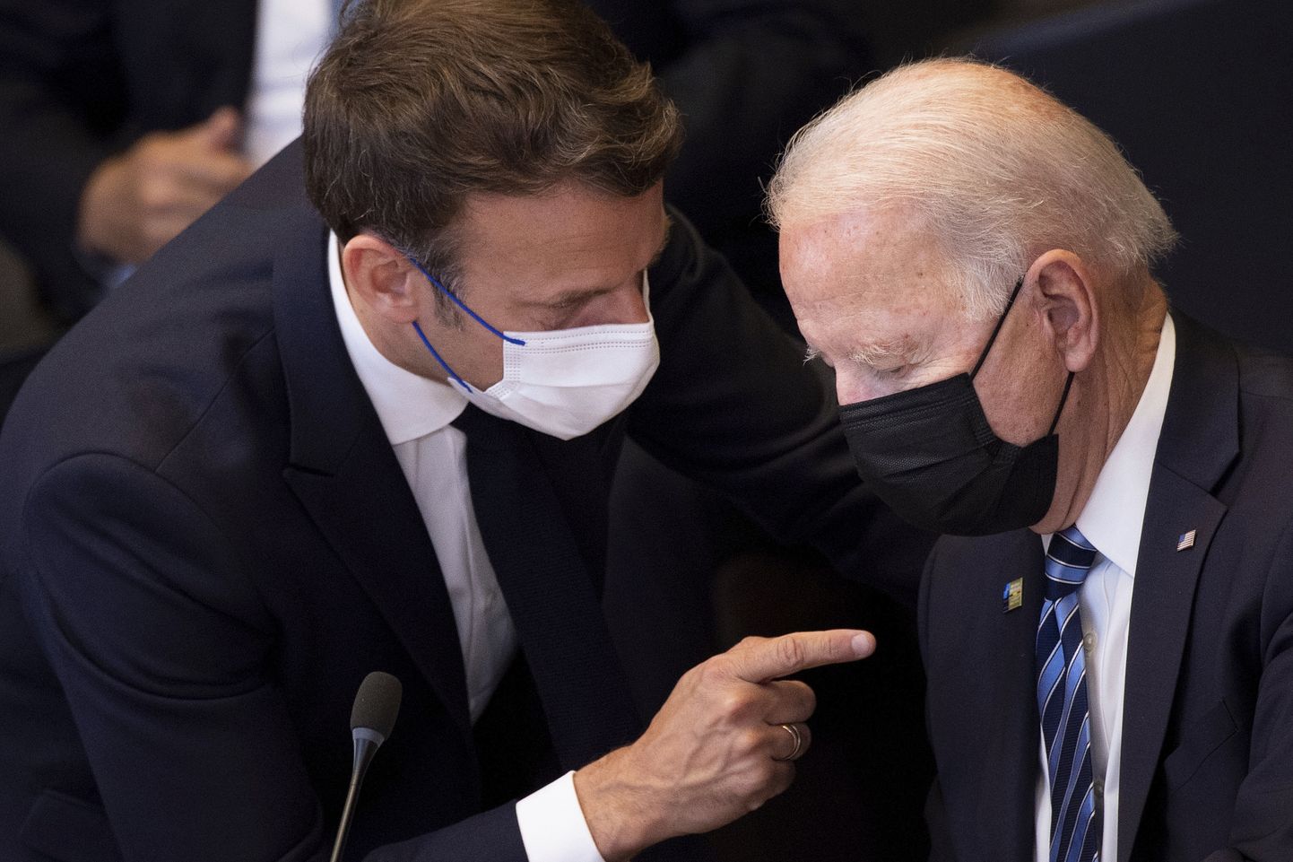 Joe Biden ja Emmanuel Macron