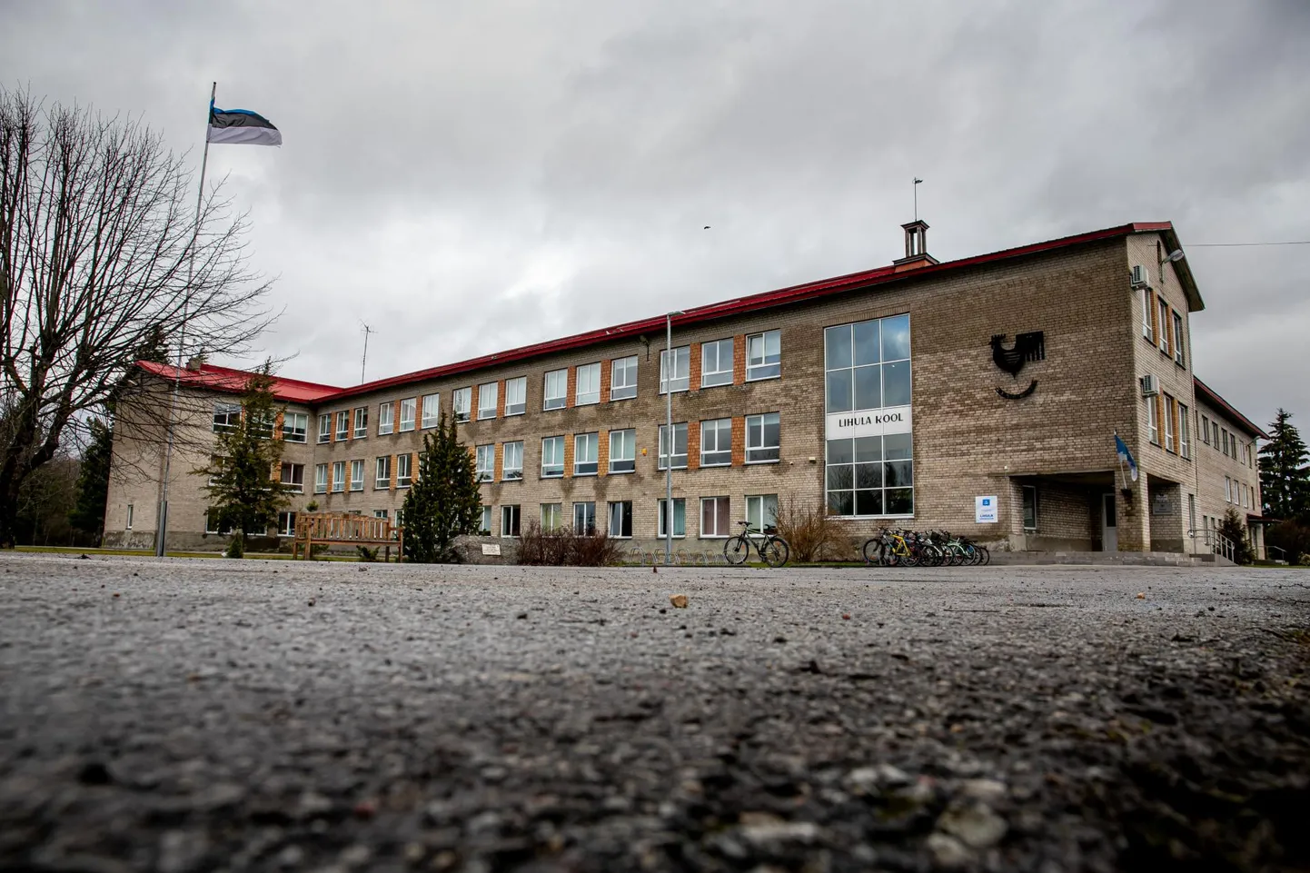 Lihula gümnaasiumi välisvaade.