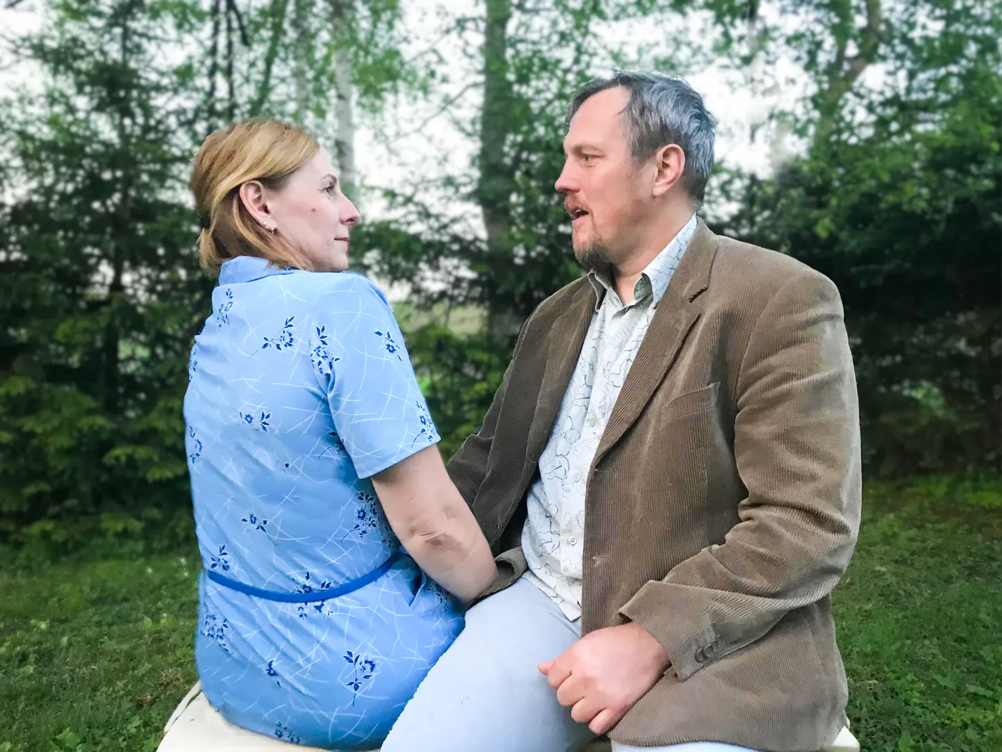 PÄRISELU JA MÄNG: Abielupaar Annika ja Meelis Juhandi kujutavad uues lavatükis kahe inimese teineteise otsinguid ja võib-olla ka leidmist.