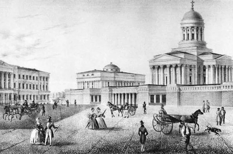 Helsingi 19. sajandi esimesel poolel.