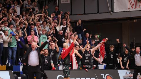 Tartu ülikooli korvpallimeeskond müüs finalimängu piletid välja