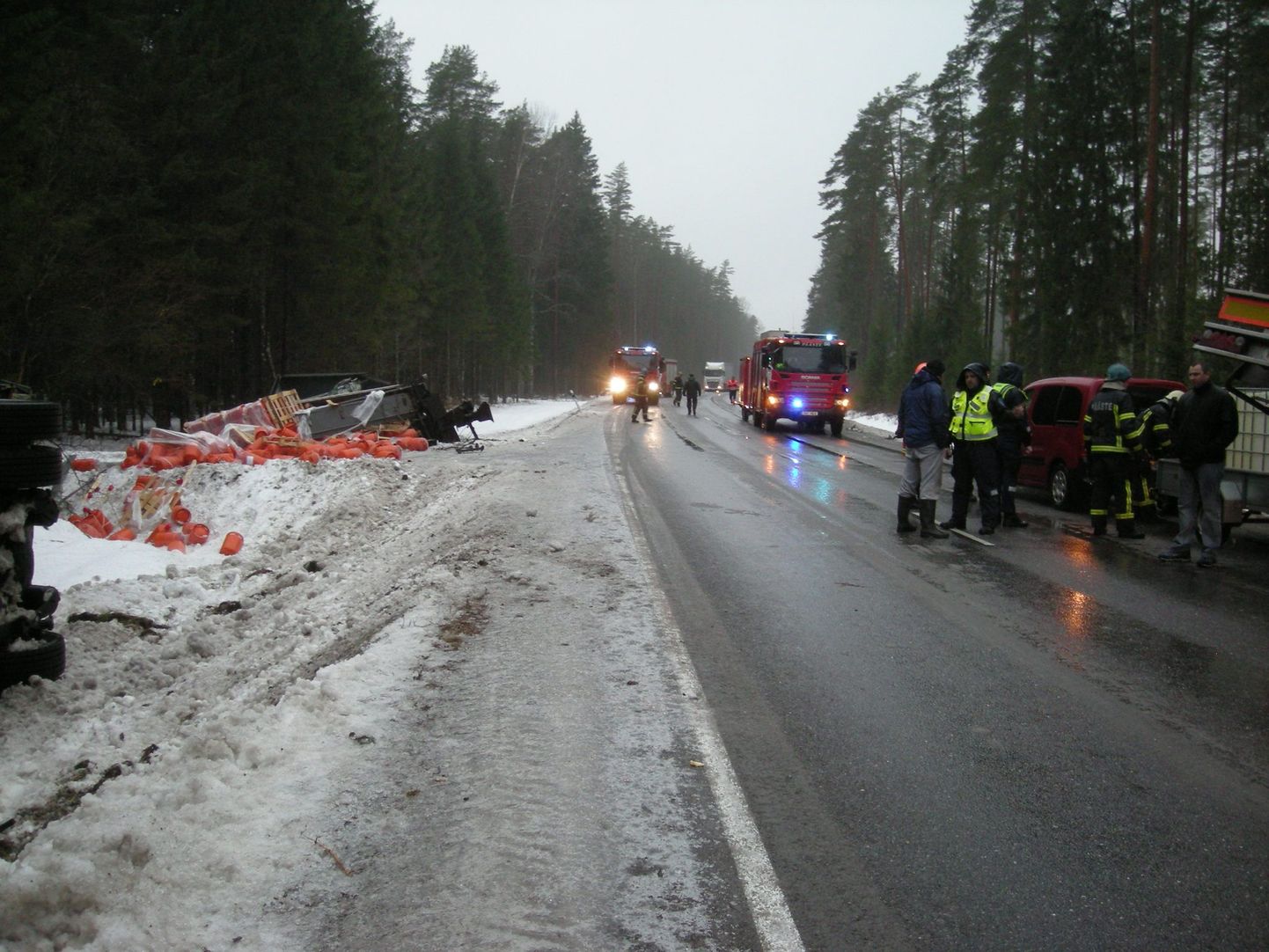 Liiklusõnnetus Kärsu külas.