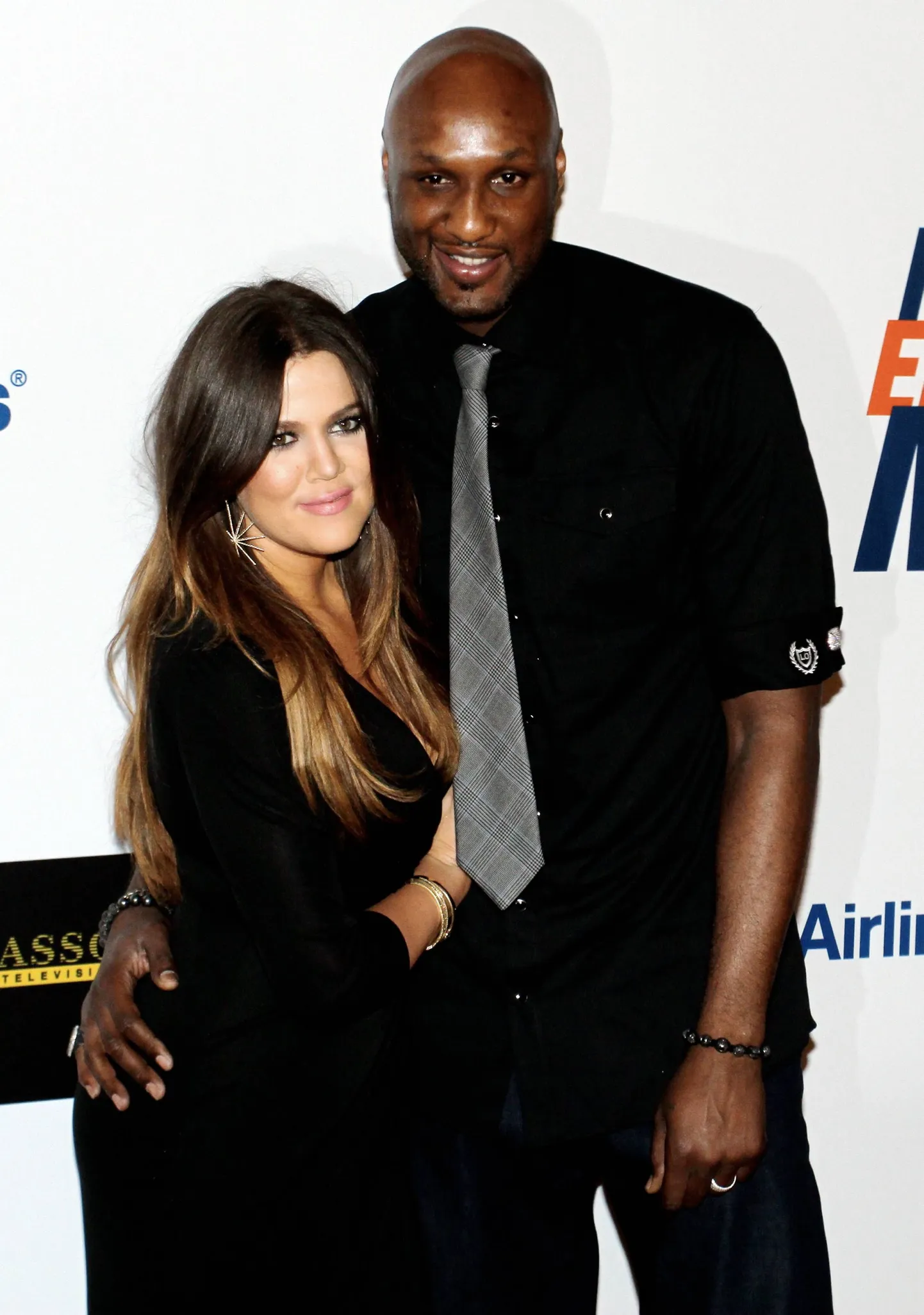 Khloe Kardashian ja Lamar Odom.