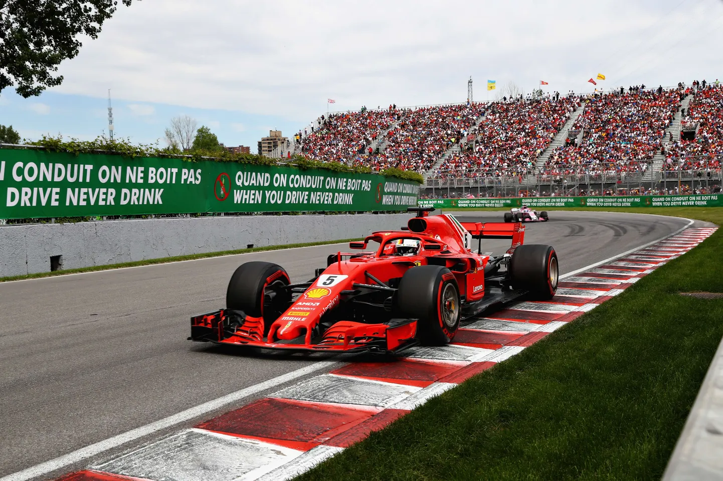 Sebastian Vettel Kanada GP-l.