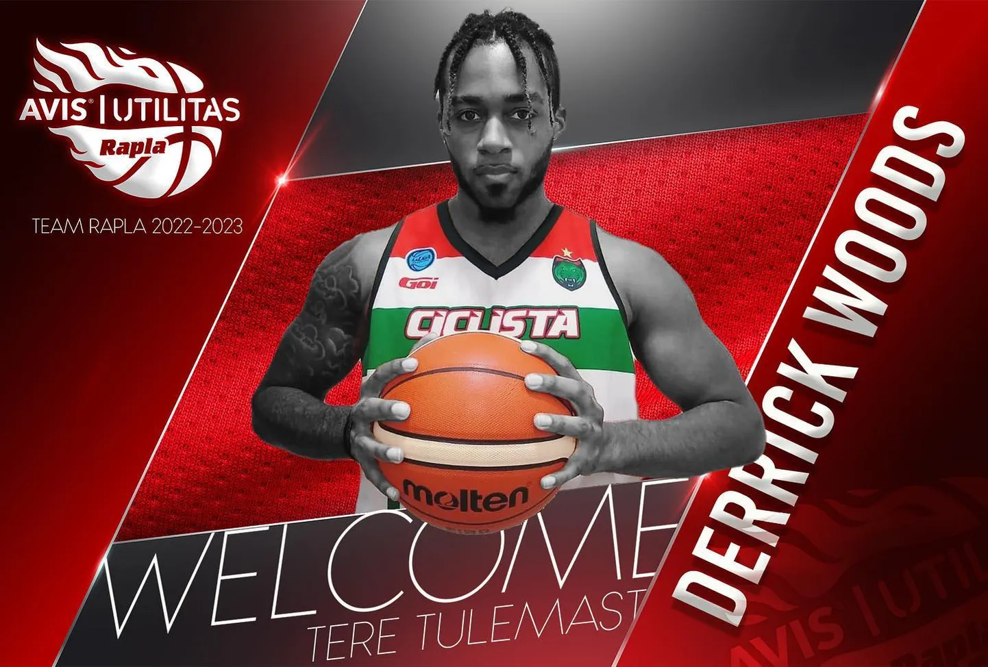 Rapla meeskonnaga liitus ameeriklane Derrick Woods.