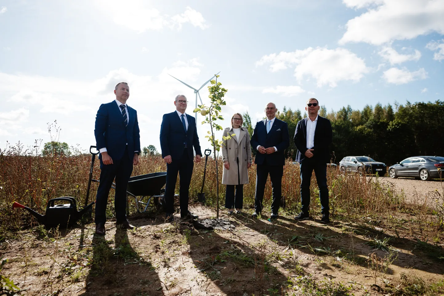 Saarde tuulepargi avamine
