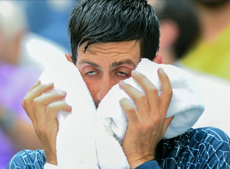 Djokovic suutis rasketes oludes mängu enda kasuks pöörata.