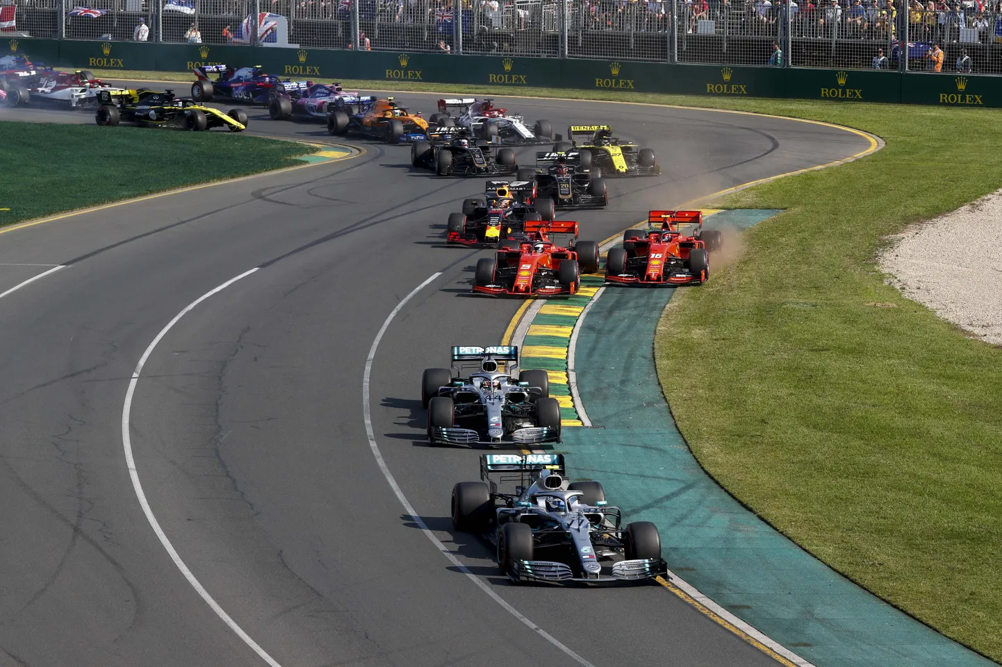 Austraalia GP start.