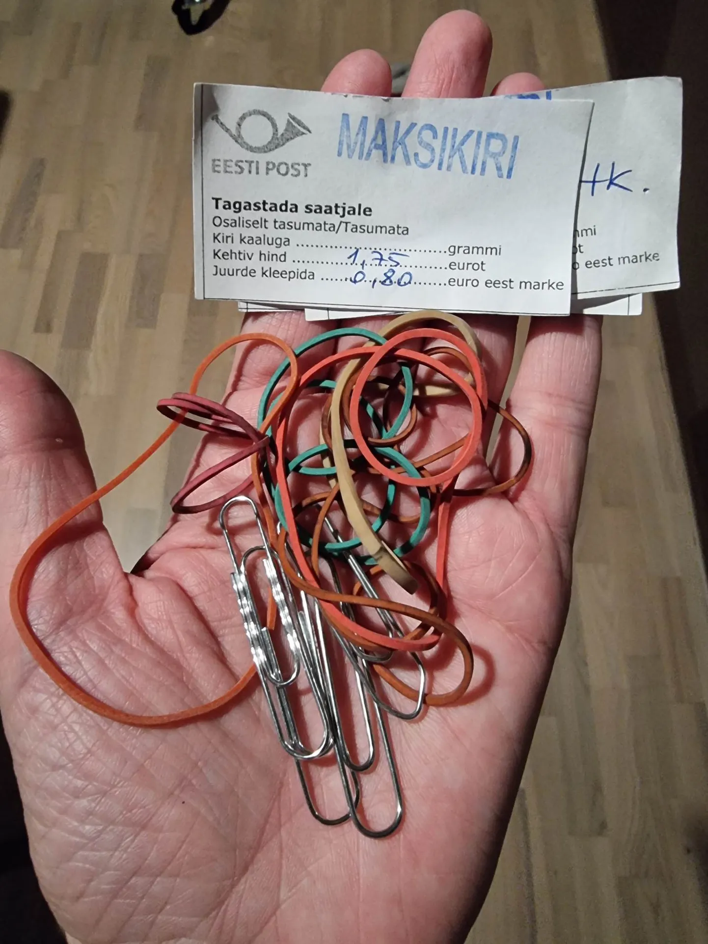 Tagasi saadetud kirjakummid.