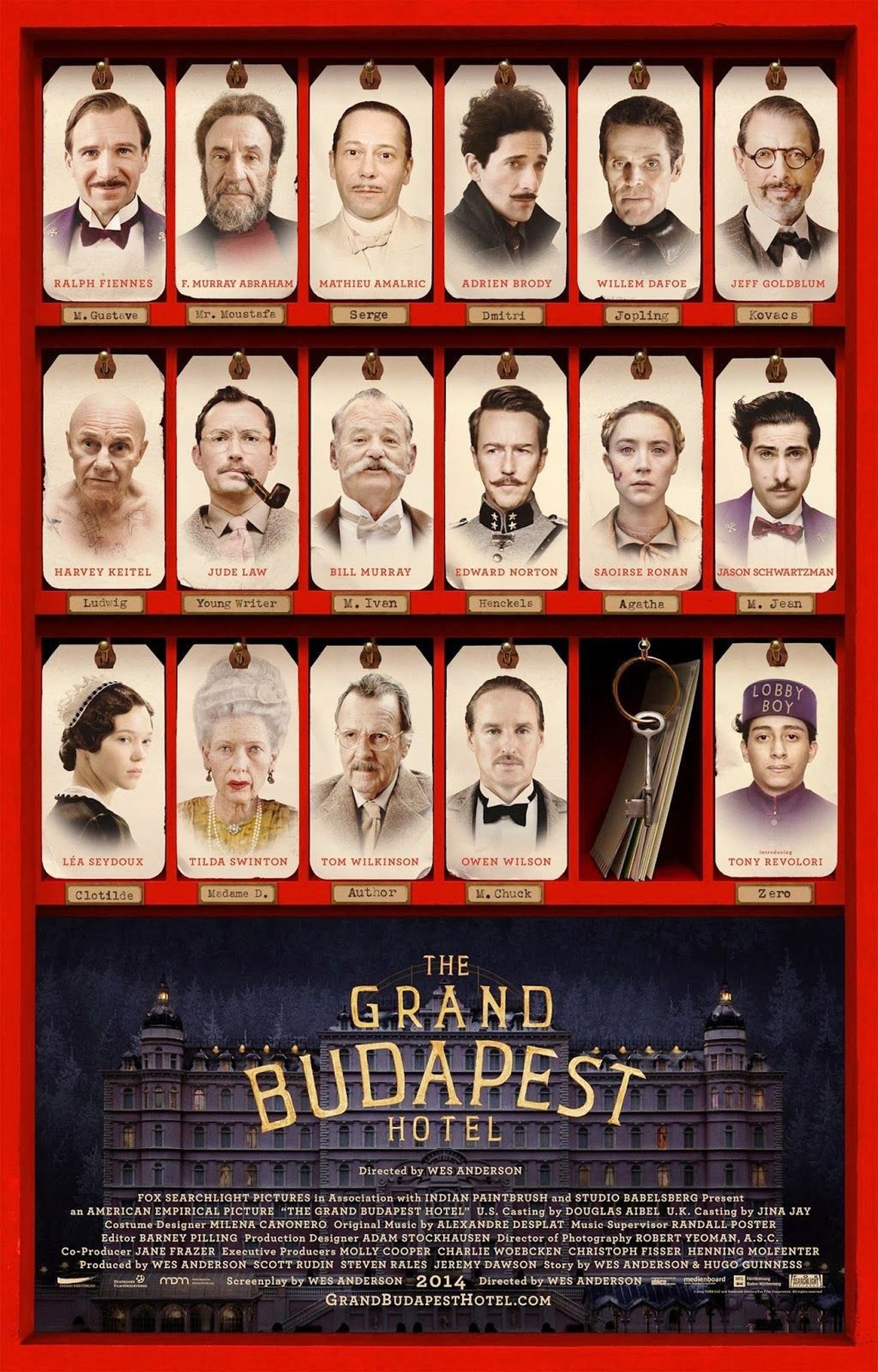Suurepäraseid näitlejaid ei jõua filmis «Grand Budapest Hotell» kokku lugeda.