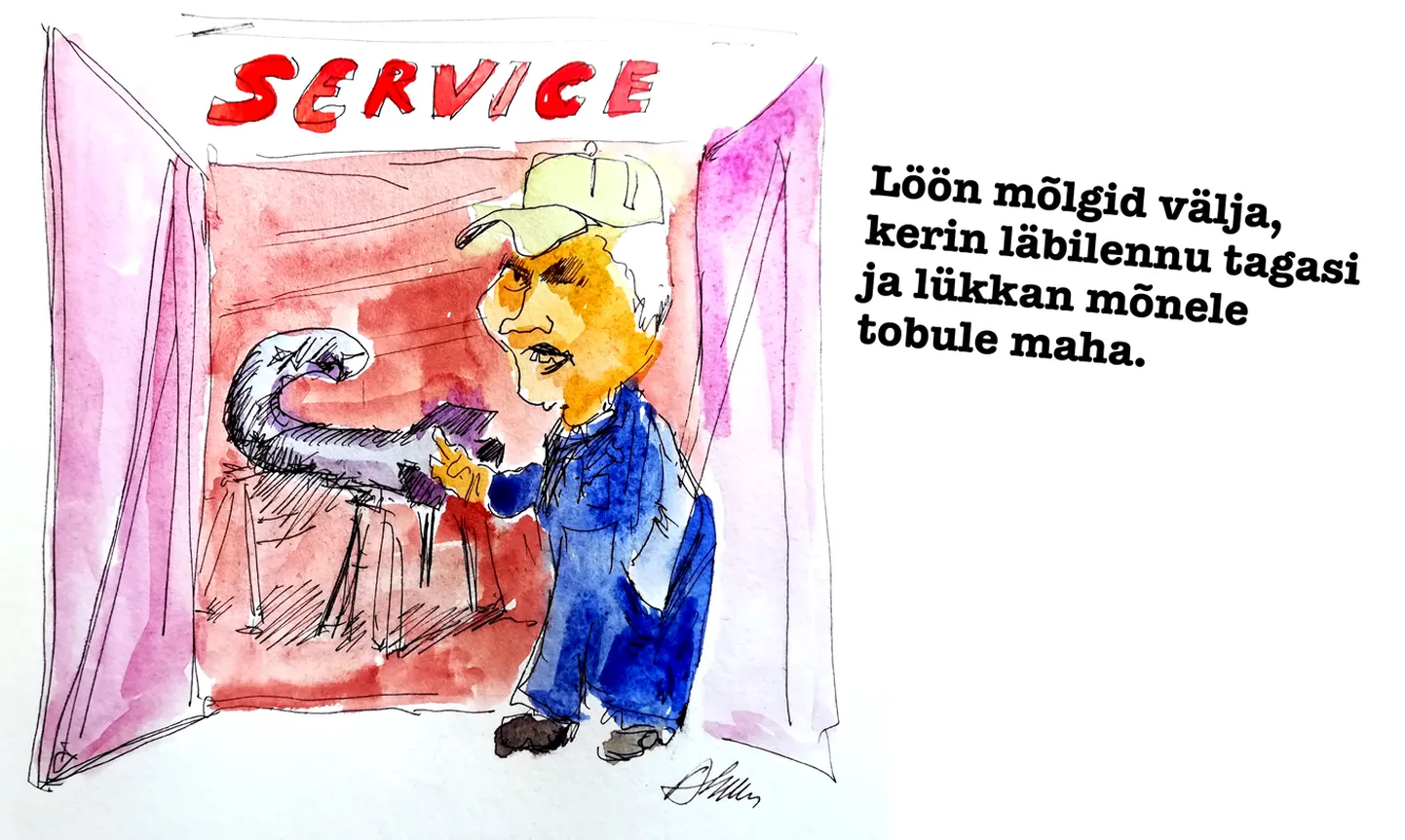 Rakett töökojas