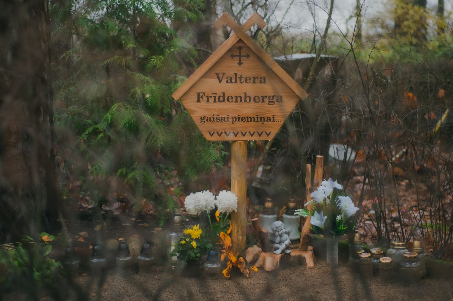 Foto: Valtera Frīdenberga piemiņas vieta