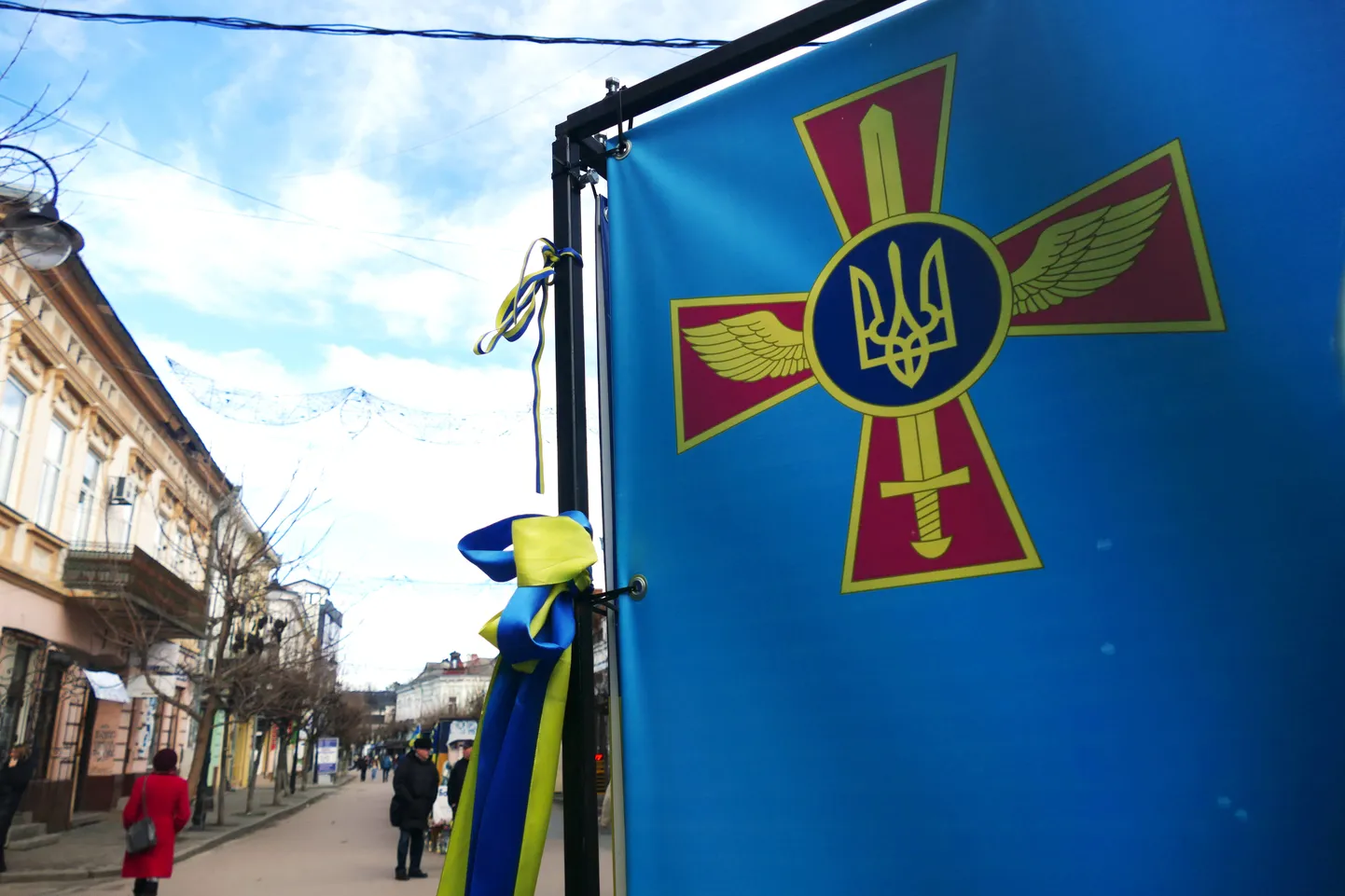 Memoriaal langenud Ukraina võitlejatele.