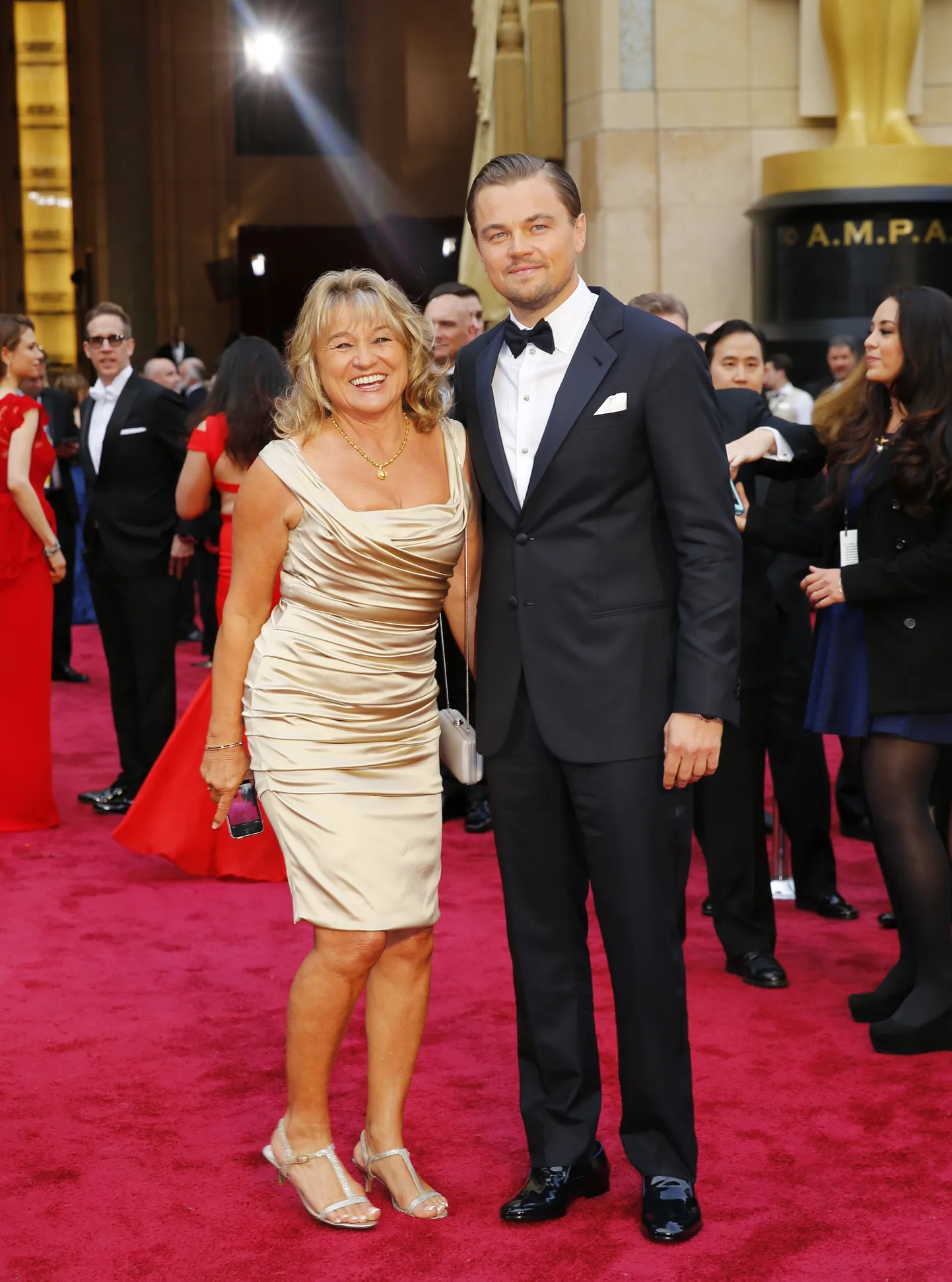 Leonardo DiCaprio ema Irmeliniga 2014. aastal.