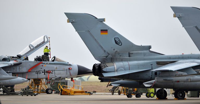 Saksamaa Tornado lennukid Türgis Incirlikis. Foto:TOBIAS SCHWARZ/AFP/Scanpix