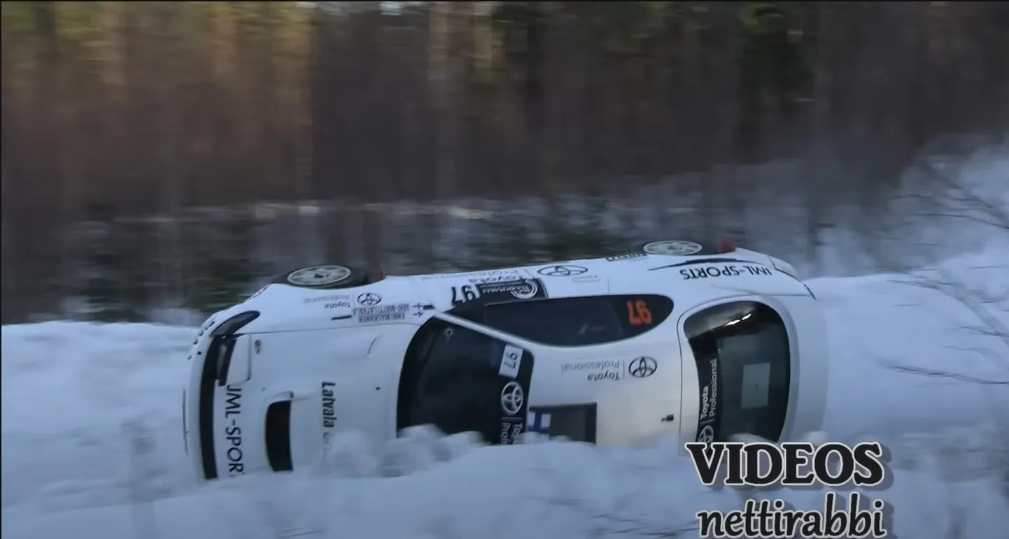 Jari-Matti Latvala kaotas auto üle juhitavuse.