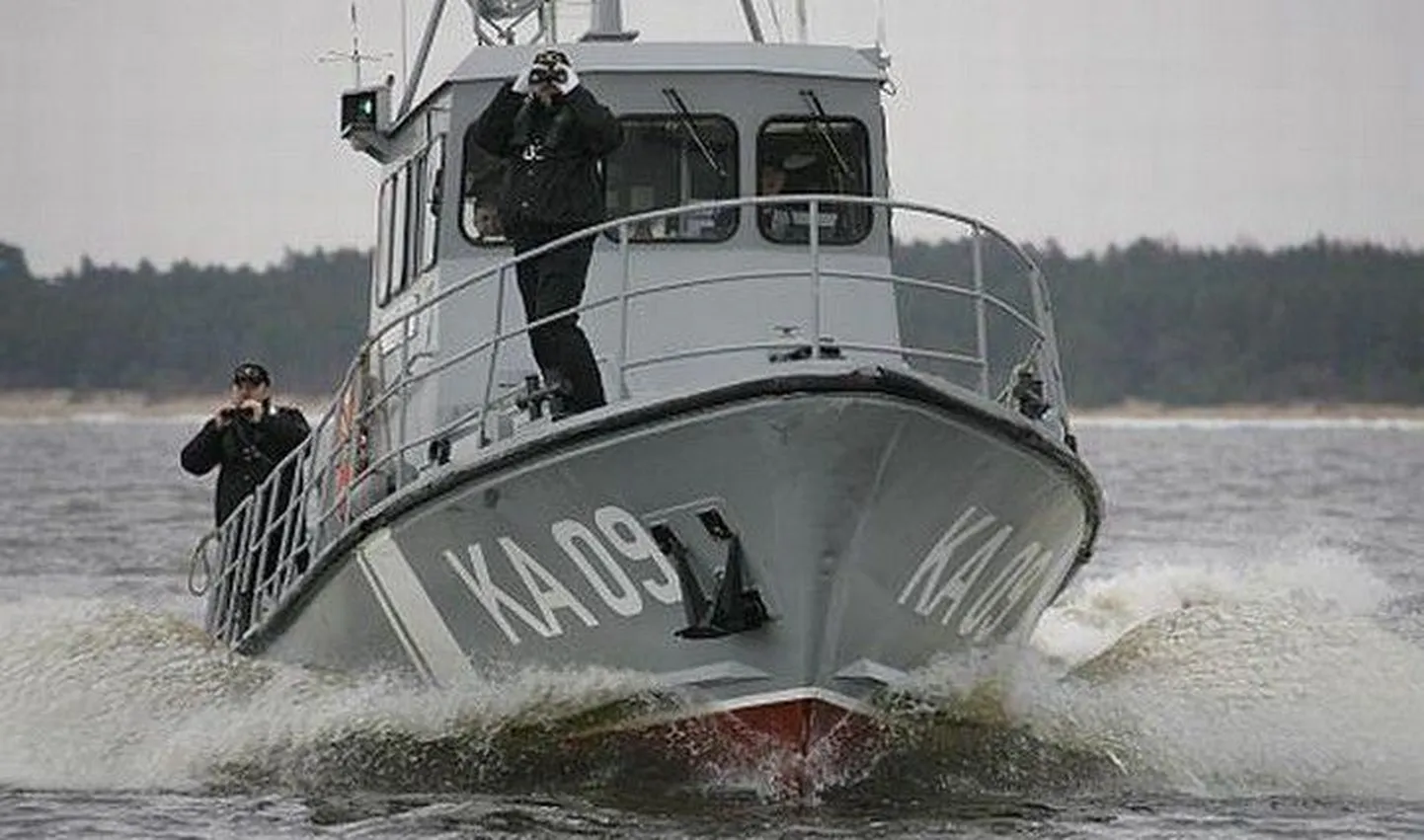 Läti mereväe alus.