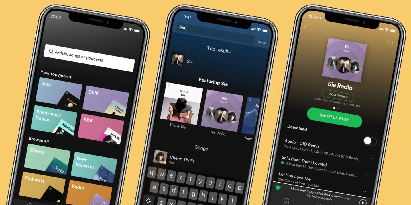 Spotify. Фото иллюстративное.