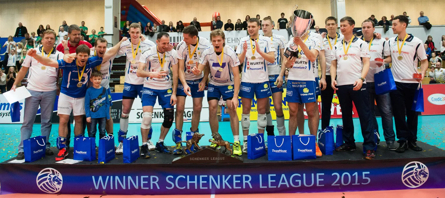 Tartu võrkpallimeeskonnale oli see klubi ajaloo teine Balti liiga võidukarikas.