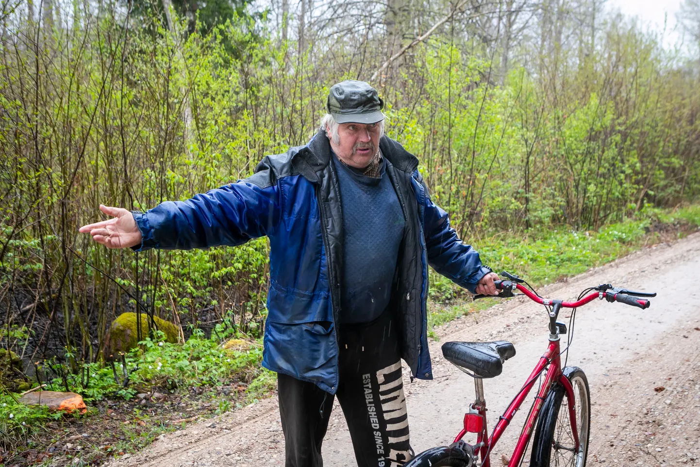 “MIS METSARAHU SEE ON, KUI SAED LAULAVAD?” küsib Pahapilli elanik Tarmo Tehves. Eile hommikul, kui Tarmo Tehves Pahapilli külas Eevamaa kinnistu juures ajakirjanikega kokku sai, jõudis sinna samal ajal ka metsafirma harvester.
