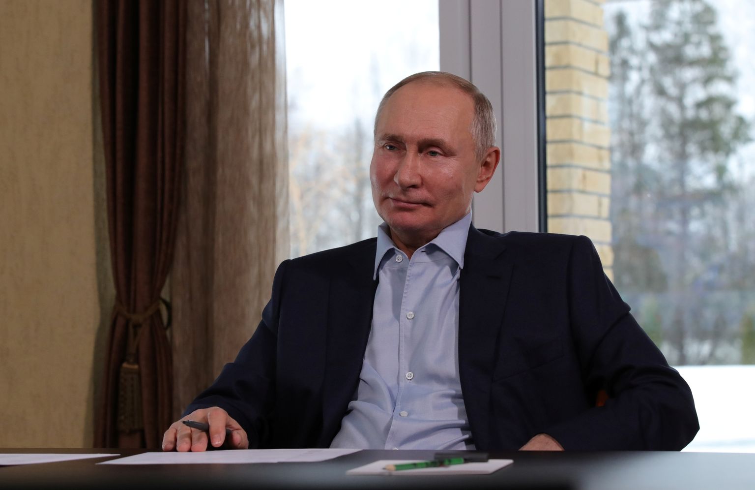 Venemaa president Vladimir Putin kohtus 25. jaanuaril oma Zavidovo residentsis video vahendusel üliõpilastega ja eitas, et talle kuulub Musta mere ääres villa