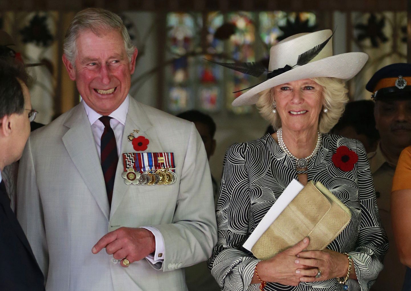 Suurbritannia troonipärija prints Charles abikaasa Camillaga Mumbais.