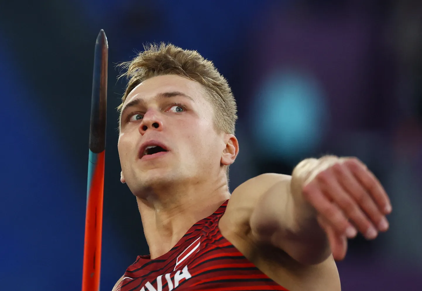 Latvijas šķēpmetējs Patriks Gailums